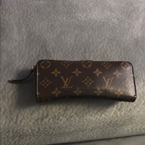 Louis Vuitton Dark Brown Monogram Zipper Wallet